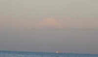 2014年11月30日相模湾の富士山
