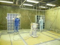 工場 ロッカー塗装