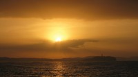 2015年10月3日朝焼けの江の島